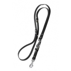 Vodítko kožené NATURAL GA 200cmx18mm, čierne FP 1ks