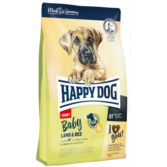 Happy Dog BABY GIANT Lamb & Rice 15kg  + DOPRAVA ZDARMA