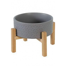 Miska keramická KERAMO SOLO 700ml sivá Zolux