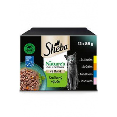 Sheba kapsička Nature's Collection mix výber 12x85g