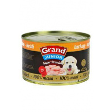 GRAND Dog konz. Superpremium Junior morčacie 405g