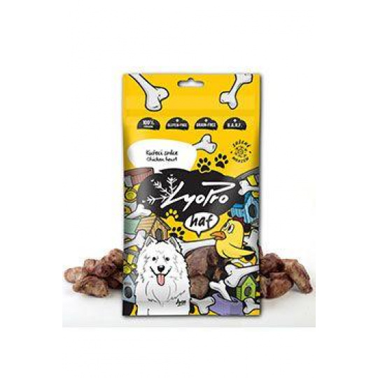 Lyopro Dog pôv. mrazom sušené Kuracie srdce 50g