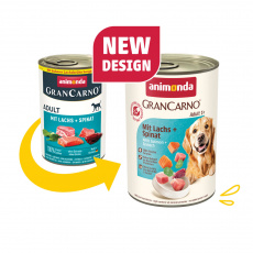 GRANCARNO Adult - s lososom a špenátom 400 g GRANCARNO Adult - s lososom a špenátom 400 g