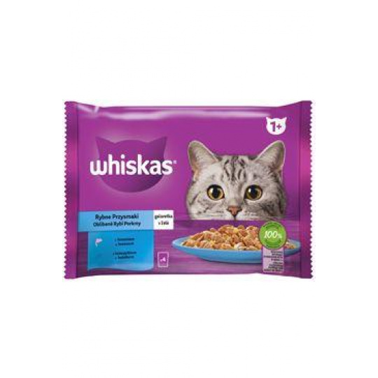 Whiskas kapsička Core rybí výber v želé 4x85g