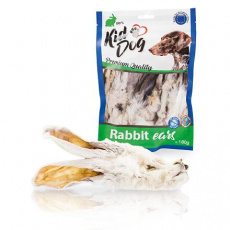 KIDDOG králičie uši s kožou 180 g