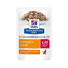 HILLS Diet Feline c/d Urinary Stress Chicken NEW KAPSČIČKA 12x85 g