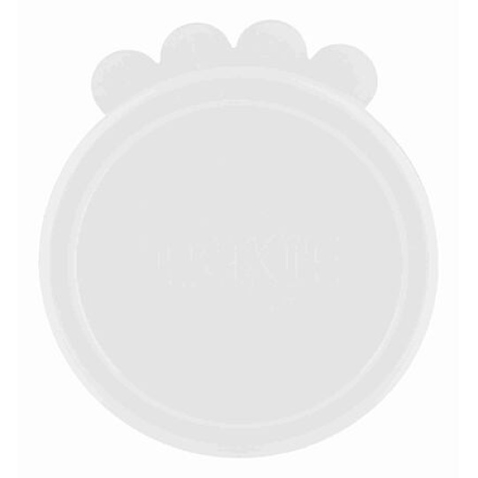 Víčko na konzervy,silikonové velké 10,6cm/1 ks transparentní