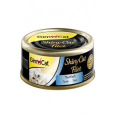 GimCat ShinyCat konz. fileta tuniaka vo vlastnej šťave 70g GimCat ShinyCat konz. fileta tuniaka vo vlastnej šťave 70g
