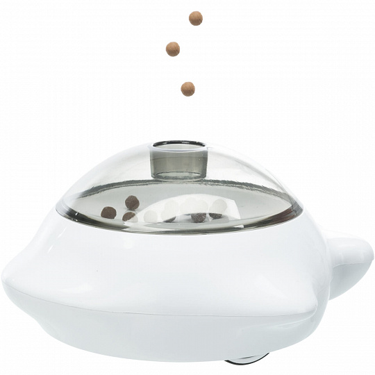 Snack Popper, zásobník vypúšťajúci maškrty - aktívna hračka, 21x10x12cm, biela Snack Popper, zásobník vypúšťajúci maškrty - aktívna hračka, 21x10x12cm, biela