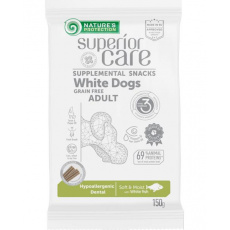 Pamlsok Natures P Superior Care white dog Hypoallergenic Dental Care Grain free white fish 150 g Pamlsok Natures P Superior Care white dog Hypoallergenic Dental Care Grain free white fish 150 g