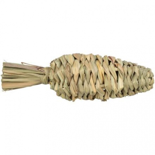 Mrkev, přírodní hračka pro hlodavce, 20 cm/ 6 cm, 100% tráva Mrkev, přírodní hračka pro hlodavce, 20 cm/ 6 cm, 100% tráva