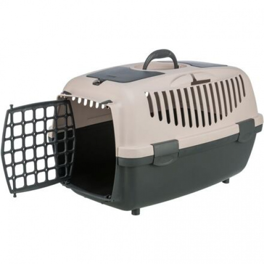 Transportný box CAPRI II, XS-S: 37x34x55cm (max. 8kg), tmavošedá/telová