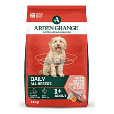 Arden Grange Dog Adult with fresh Chicken&Rice 14kg Arden Grange Dog Adult with fresh Chicken&Rice 14kg