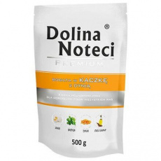 DOLINA NOTECI PREMIUM kačica s tekvicou kapsička pre psy 500 g