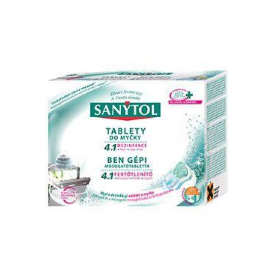 SANYTOL tablety do umývačky 4v1 40ks SANYTOL tablety do umývačky 4v1 40ks