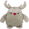 Xmas REINDEER - vianočný plyšový sob bez zvuku, 30 cm, látka/plyš