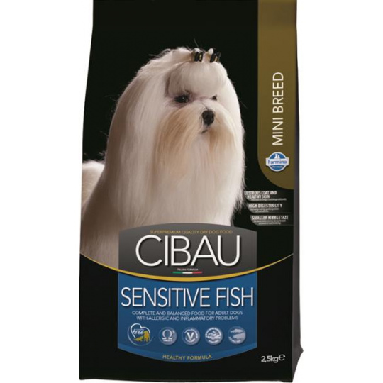 CIBAU dog adult mini, sensitive fish 2,5 kg