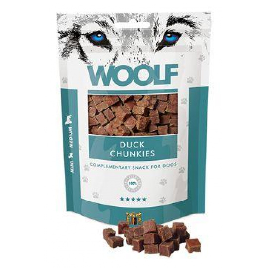 WOOLF Classic pôch. Duck Chunkies 100g