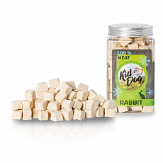 KIDDOG Super Premium 100% freeze dried RABBIT CUBES - čistá králičí svalovina sušená mrazem 70 g KIDDOG Super Premium 100% freeze dried RABBIT CUBES - čistá králičí svalovina sušená mrazem 70 g
