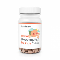 B-komplex, tablety na cmúľanie pre deti - GymBeam B-komplex, tablety na cmúľanie pre deti - GymBeam