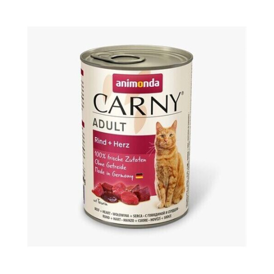 Animonda CARNY® cat Adult hovädzie a srdiečka bal. 6 x 400 g konzerva