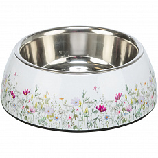 Miska nerez s kvetinovým vzorom, vyberateľná, 0.75 l/ø 22 cm, biela/pestrofarebná Miska nerez s kvetinovým vzorom, vyberateľná, 0.75 l/ø 22 cm, biela/pestrofarebná