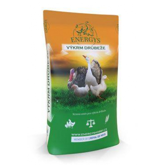 Krmivo pre kurčatá ENERGYS Brojler Midi Forte 25kg