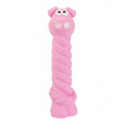 Prasiatko s latexovým lanom a chrumkavým zvukom 15 cm, latex, HipHop Dog