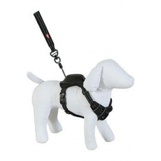 Postroj pes s vodítkom EASY RIDE čierna S Zolux