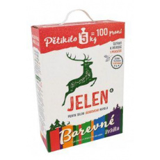 Prací prostředek Jelen mýdlový prášek Color 5kg BOX