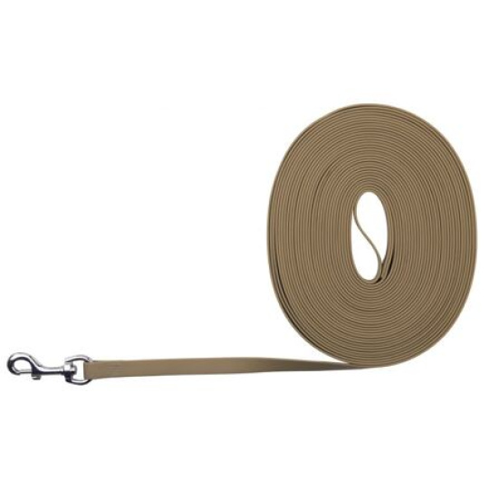 Easy Life trekové vodítko PVC 10,00 m/17 mm,  taupe-šedé