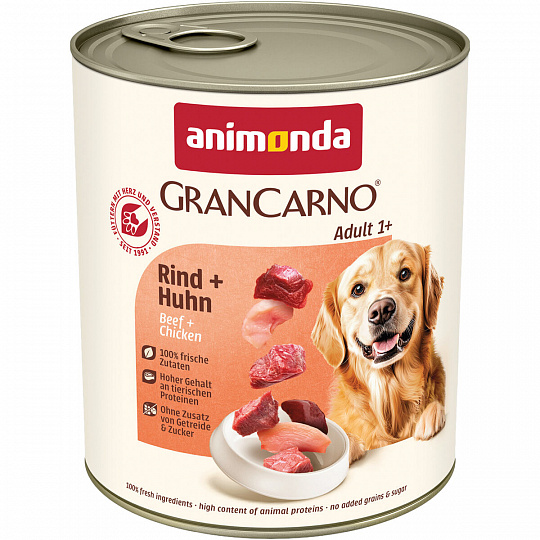 GRANCARNO Adult - hovädzie, kuracie 800g GRANCARNO Adult - hovädzie, kuracie 800g