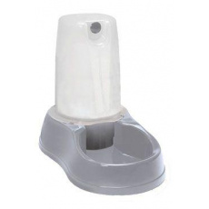 Miska so zásobami. na vodu 3,5l protišmyková sivá Zolux