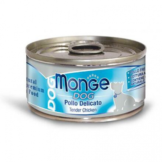 MONGE DOG NATURAL krehké kuracie mäso pre psy 95 g