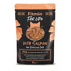 Fitmin FL cat kapsička Sterilized Lososová 85g