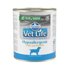 Vet Life Natural DOG konz. Hypoaller Fish&Potato 300g Vet Life Natural DOG konz. Hypoaller Fish&Potato 300g