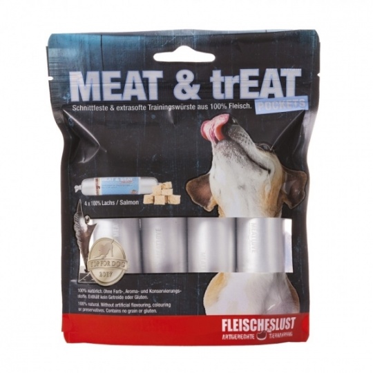 Meat & Treat Salmon 4x40g Meat & Treat Salmon 4x40g