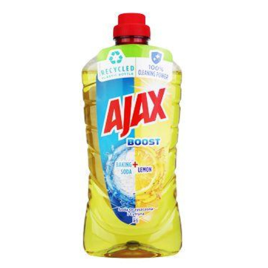 Čistič pro domácnost Ajax Boost soda a Lemon tekutý 1l