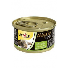 GimCat ShinyCat konz. kurča&papája 70g GimCat ShinyCat konz. kurča&papája 70g
