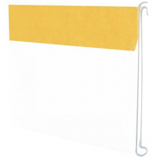 Plastový držiak cenovky 7.0. x 4.4 cm, samolepiaci, transparentný
