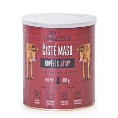 NATURECA konz. hovädzie s pečeňou pre psy 800g