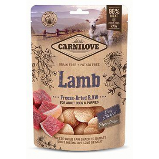 Carnilove Raw Freeze-Dried Snacks Lamb 60g Carnilove Raw Freeze-Dried Snacks Lamb 60g