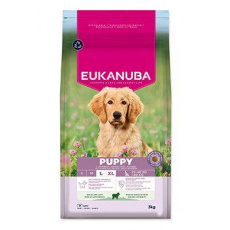 Eukanuba Dog Puppy Large bohaté na jahňacie 3kg