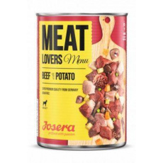 Josera Dog konz.Meat Lovers Menu Hovädzie s Zemiakmi 400g