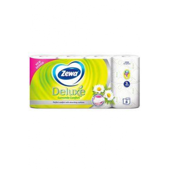 WC toaletný papier Zewa Deluxe Camomile 3-vrstvový 8ks