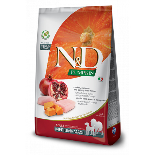 N&D Pumpkin DOG Adult M/L Chicken&Pomegranate 12kg N&D Pumpkin DOG Adult M/L Chicken&Pomegranate 12kg
