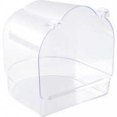 Kúpeľňa - polkruhová, celopriesvitná 13x15x14cm TRIXIE