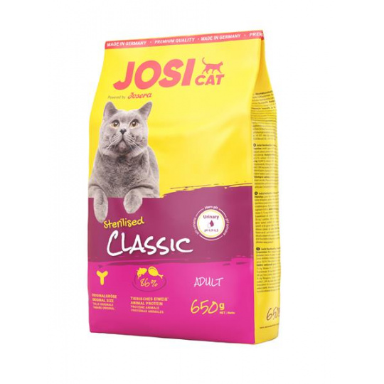 JosiCat Cat Sterilised Classic 0,65 kg JosiCat Cat Sterilised Classic 0,65 kg