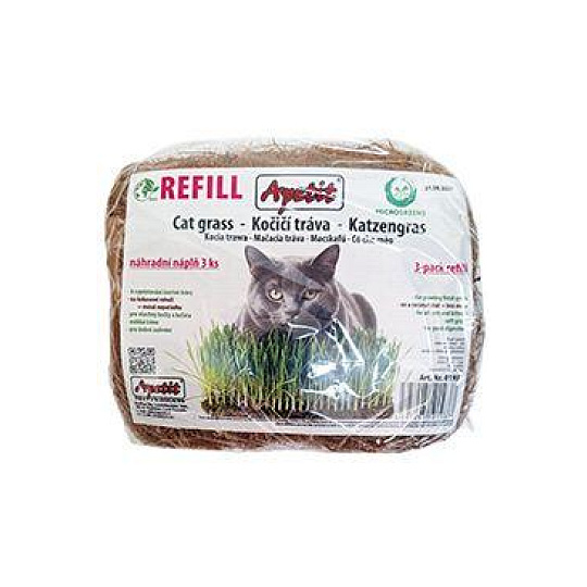 Apetit mačacia tráva REFILL náhr.rohož,semienka 3x30g Apetit mačacia tráva REFILL náhr.rohož,semienka 3x30g