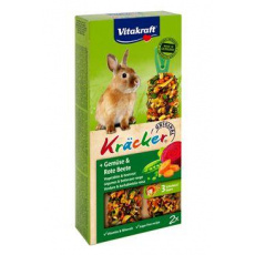 Vitakraft Rodent Rabbit poch.Kräcker zel,červ.řepa 2ks